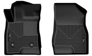 Lincoln Aviator Floor Mats - Front - Husky Liners - X-act Contour - Black - 2020